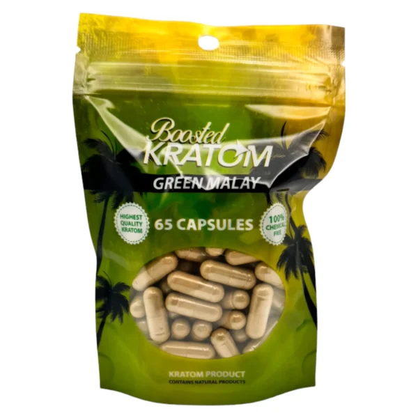 Boosted Kratom 65 Capsules - Image 2